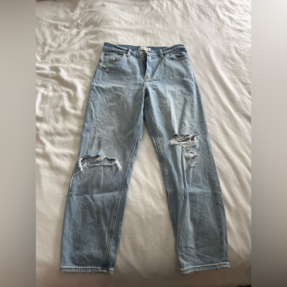 Abercrombie High Rise Mom Jeans